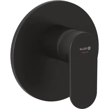 Vodovodní baterie Kludi Sprchová baterie pod omítku, matná černá - 327553975