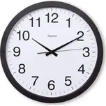 Nástěnné hodiny Hama Jumbo Aruba tiché / černé / průměr 40 cm