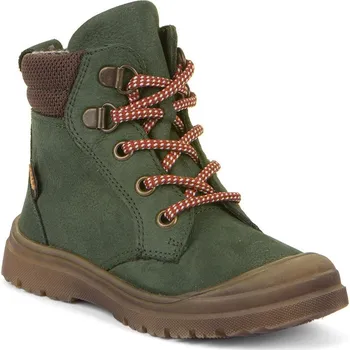 Dívčí zimní obuv Kožené boty Froddo Tylas TEX Laces Green+ s membránou G3160228-2 Velikost: 31