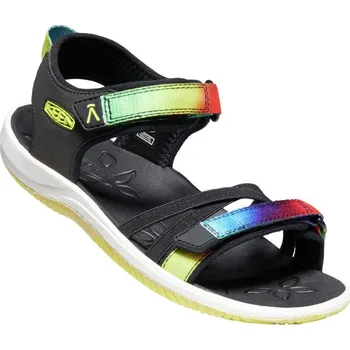 Chlapecké sandály Sandály KEEN Verano CNX JR black/original tie dye Velikost: 34