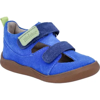 Dívčí polobotky Kožené barefoot sadnálky Samy Richter 0753-1211-6911 lagoon Velikost: 25