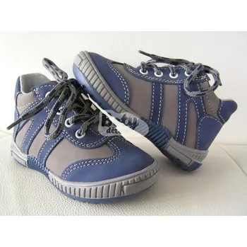 Dívčí polobotky Jonap kožené boty 014 M modrošedá Velikost: 20