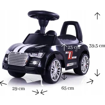 Odrážedlo Milly Mally Odrážedlo 5901761122428 Černá