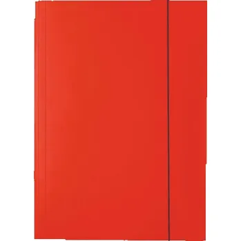 ESSELTE Odkládací mapy kartonové s gumou - červená 404276