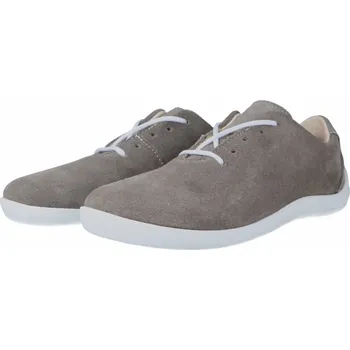 Dívčí polobotky Jonap Jampi Bea barefoot boty kožené antracitová Velikost: 36