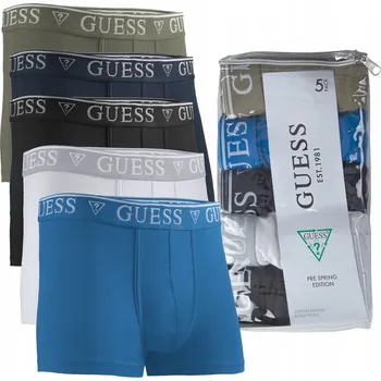 Boxerky GUESS PÁNSKÉ BOXERKY S M U94G16 5-PACK Dárek