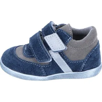 Dívčí obuv Jonap kožené boty 051SV light riflová šedá Velikost: 18