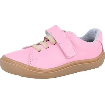 Dívčí polobotky Jonap barefoot boty HOPE gumka světle růžová Velikost: 24