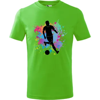 Dětské tričko Fotbalista Barva: SVĚTLE ZELENÁ, Velikost: 110