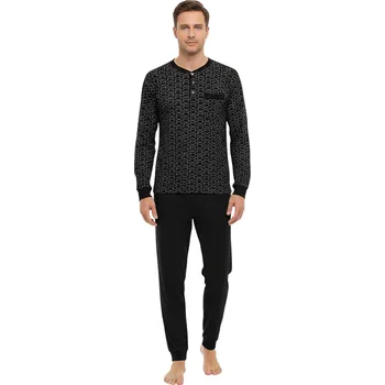 Pánské pyžamo Pánské pyžamo Gianvaglia vícebarevné (2501/black) M Možnost vrácení zboží ZDARMA do 120 dnů!