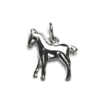 Přívěsek Zlatý přívěsek koníček ,hříbě , bílé i žluté zlato - P 189 (Zlaté hříbě)