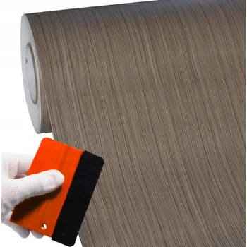 Fototapeta Nábytková fólie Samolepicí 60x400cm Deska Dveře Hrubá struktura dřeva