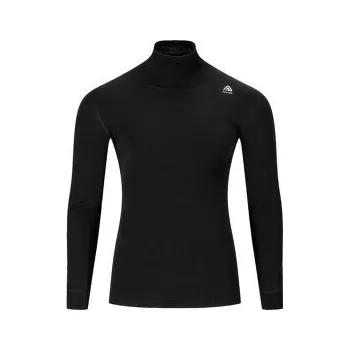 Pánské termoprádlo Aclima WarmWool Roll Neck Men Jet Black černá XL
