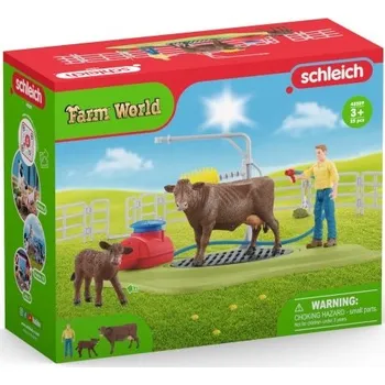 Figurka Schleich Mycí stanice pro krávy