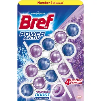 WC čistič Bref WC Power Active kuličky 3 x 50 g 138556