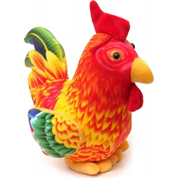 plyšák Kohout kokrhá plyšák slepice PLYŠOVÝ MAZLÍČEK PŘÍTULNÍČEK
