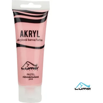 Výtvarná barva Luma Akrylová barva LUMA - PASTEL / 75 ml / růžová 211738