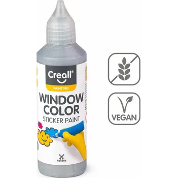 Výtvarná barva Creall Barva na sklo Creall Widow Color - 80 ml / stříbrná 578797