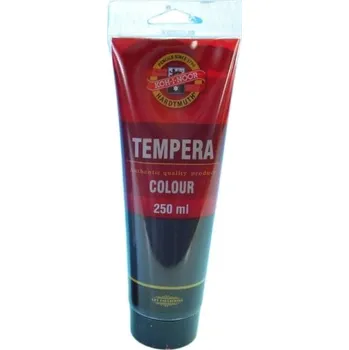 Speciální výtvarná barva Koh-i-noor Temperová barva - černá / tuba 250 ml 564205