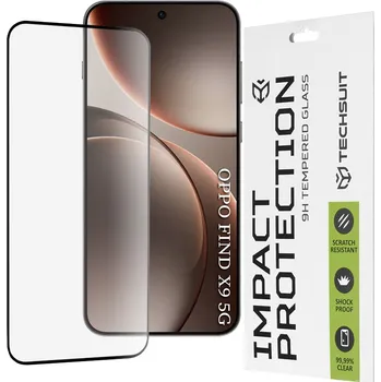 Techsuit 111D full cover full glue sklo pro Oppo Find X9 černé