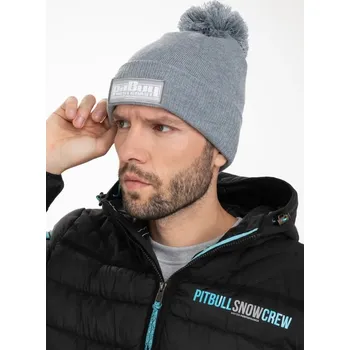 Čepice Pitbull zimní čepice beanie šedá, univerzální velikost