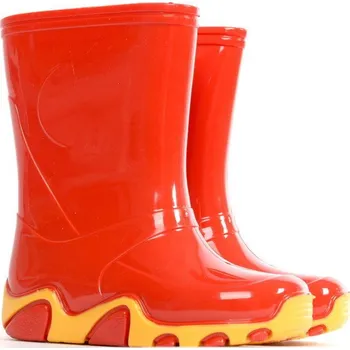 Chlapecké holínky Demar STORMER b červená dětské holínky Velikost: 34/35