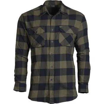 Pánská košile MILTEC Košile flanelová dlouhý rukáv černo/zelená Mil-Tec® Velikost: M