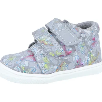 Dívčí obuv Jonap kožené boty 022 SV šedá motýlci Velikost: 20