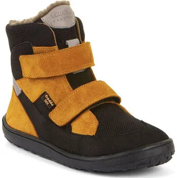 Dámská zimní obuv Zimní Froddo barefoot boty Up Tex Winter Black Orange G3160252-6 Velikost: 38