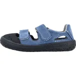 Jonap barefoot kožené sandálky Fella modrá tmavá Velikost: 25