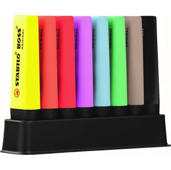 Zvýrazňovač STABILO® Zvýrazňovač STABILO® BOSS® ORIGINAL - sada 8 ks 562881