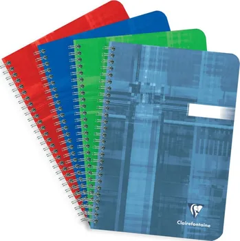 Blok Clairefontaine Blok kroužkový Clairefontaine Metric A5 - linka / 50 listů / mix barev 562903