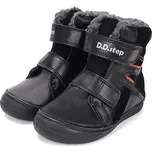 DDstep Zimní kožené boty D.D.step W078-52451B Black Velikost: 32