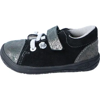 Dívčí polobotky Jonap barefoot boty B12MV černá třpyt Velikost: 23