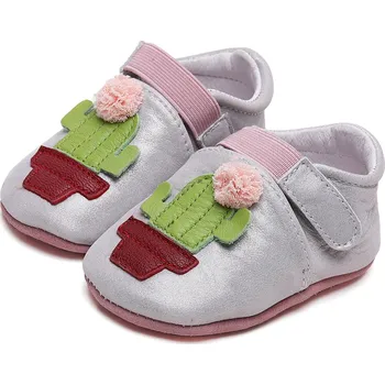 Capáčky DDstep Kožené capáčky D.D.step K1596-42282 Silver Velikost: M