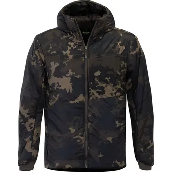 Rybářské oblečení Korda Bunda Insulated Hooded Jacket Dark Kamo - M