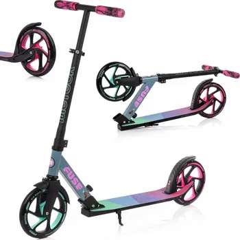 Koloběžka Skládací koloběžka do města pro děti s velkými kolečky 200 mm Meteor Fuse