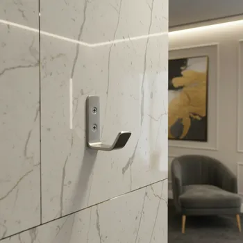 Věšák Interex design Věšák LEILA / kartáčovaný nikl