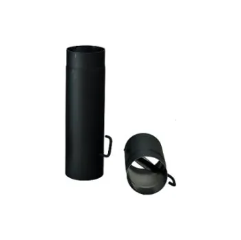 Kouřovod Kouřovod-roura kouřová 160 / 1000 mm s klapkou síla 1,5mm