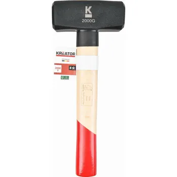 Kladivo KRTH90204 - Palice 2000g - Dřevěná násada KREATOR