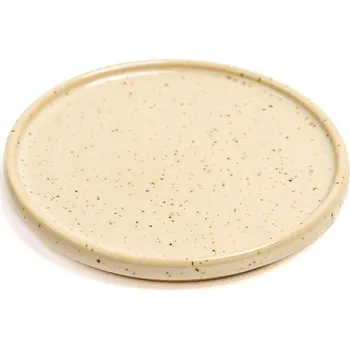 Květináč Talířek pod kokedamu, průměr 10 cm, béžová