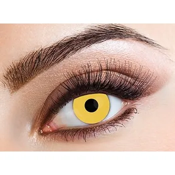 Karnevalový doplněk Eyecasions Čočky Yellow svítící