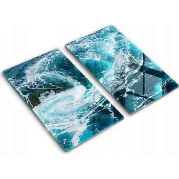 Obraz Krájecí deska Wallfluent sklo 2 ks