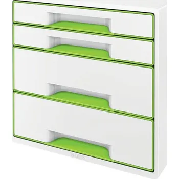 Archivační box WOW Leitz Zásuvkový box Leitz WOW - 2+2 zásuvky / zelená 32603