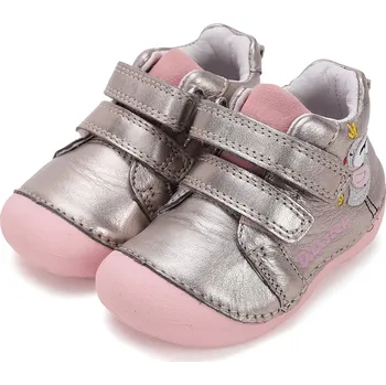 Dívčí polobotky DDstep Kožené boty D.D.step S015-51542B Champagne Velikost: 23