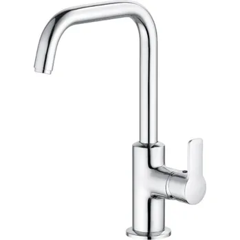 Vodovodní baterie Kludi Umyvadlová baterie s výpustí a otočným výtokem, chrom - 370230565