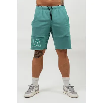 Pánské kraťasy NEBBIA Teplákové kraťasy STAGE-READY zelená L