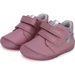 DDstep Kožené barefoot boty D.D.step S070-41484A Pink Velikost: 21