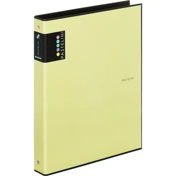 Pastelini Pořadač A4 kroužkový PASTELINi - 4-kroužek / žlutá 219035