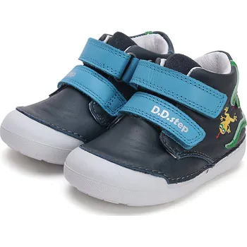 Chlapecká obuv DDstep Kožené boty D.D.step S066-51303 Royal Blue Velikost: 24